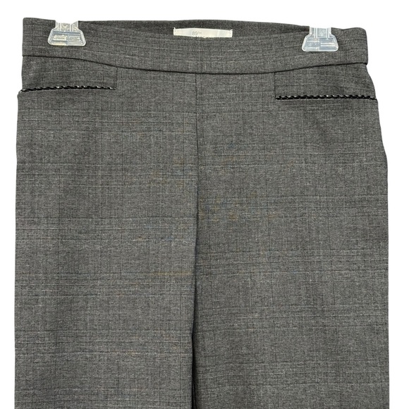 89th + Madison Gray Slim Ankle Pants Women’s Small Stretch Career Trousers - Picture 2 of 5
